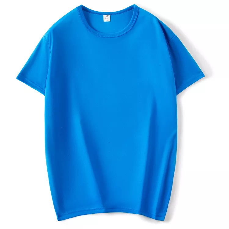Wholesale Polyester High Quality Fashion Cheap Plain Blank Men T-shirt